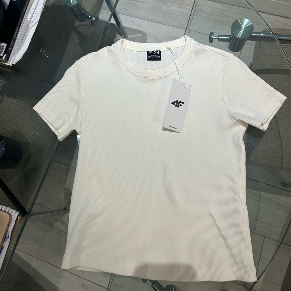 Women's Short Sleeve Tee - Cream